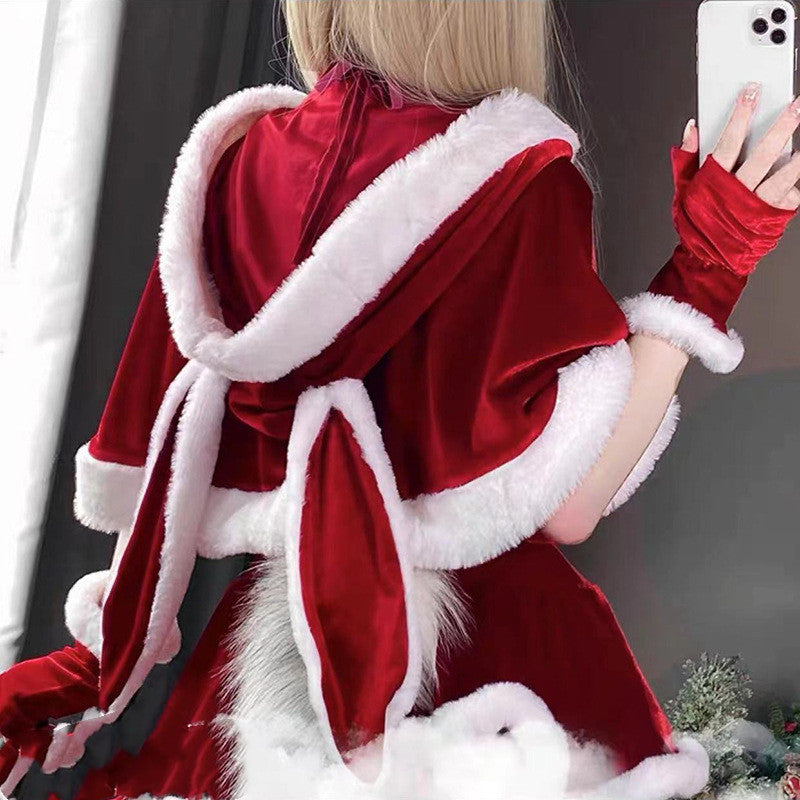 Christmas Cape Dress