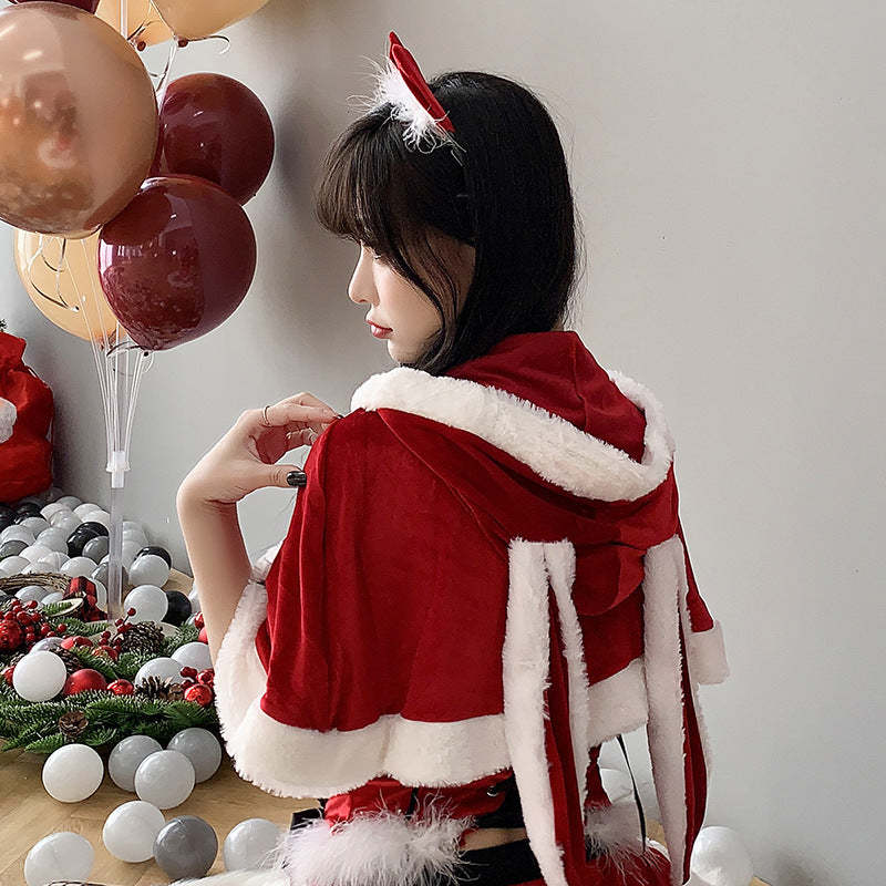 Christmas Cape Dress