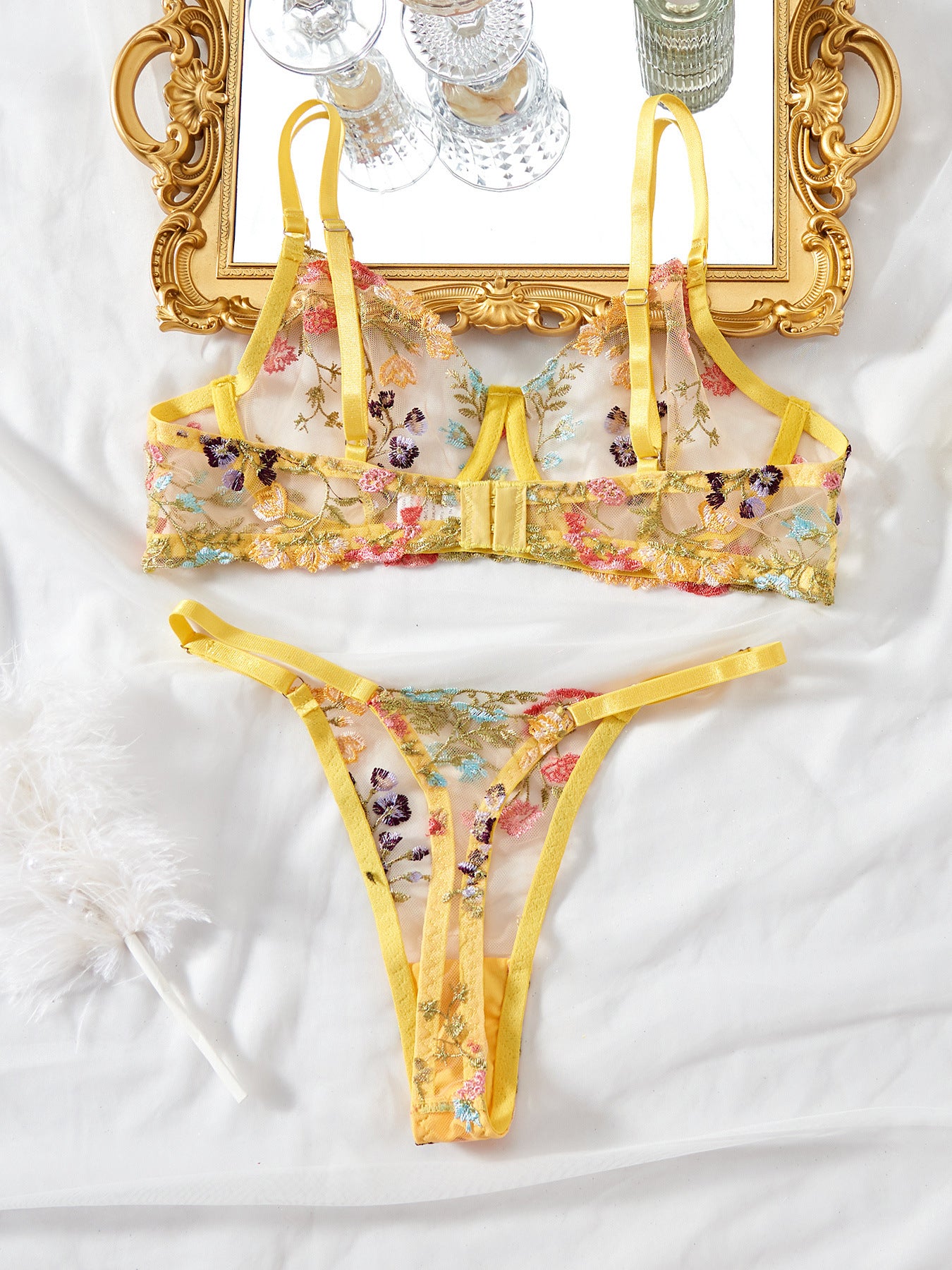 Besticktes Push-Up Set