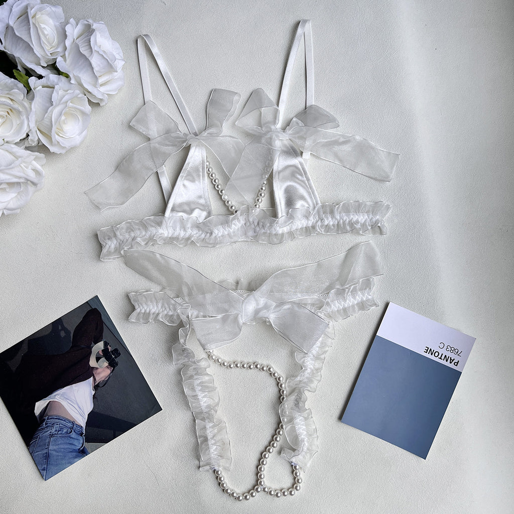Schwerindustrie-Nähband-Lingerie-Set