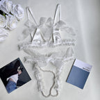 Schwerindustrie-Nähband-Lingerie-Set