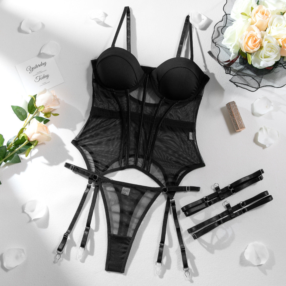 Mesh Push-up Bodyshaping Set
