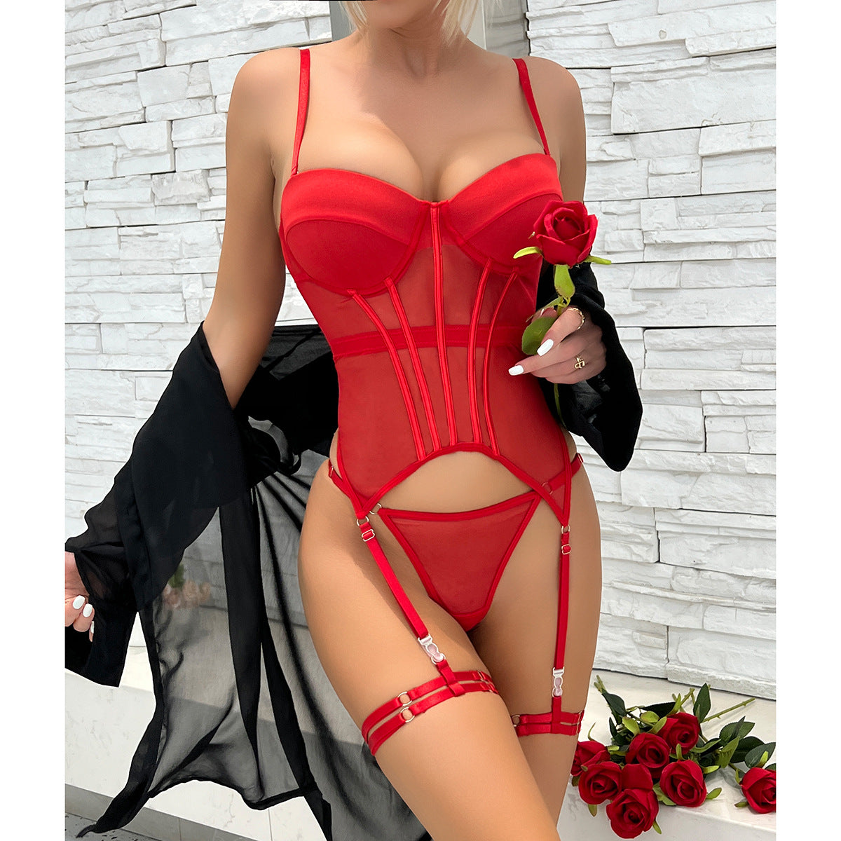 Mesh Push-up Bodyshaping Set